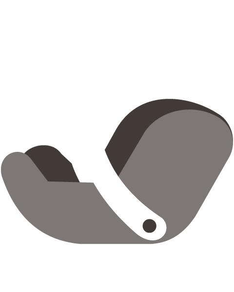 Rear Facing Child Seat Graphic